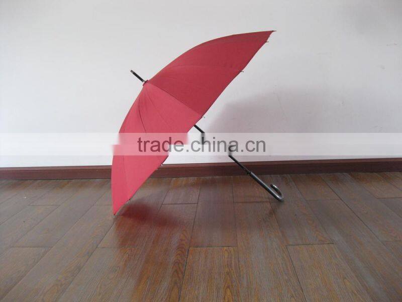 high quality promotional customized print fiberglass windproof golf umbrella