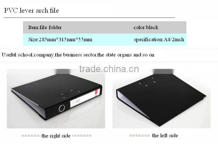 Trustable quality A4 size cardboard file folder ring binder