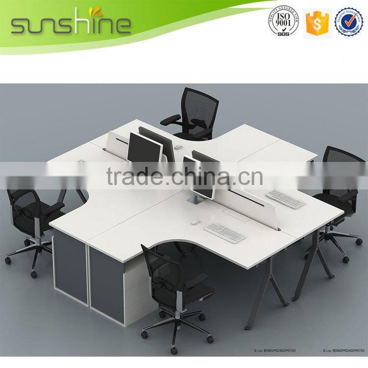 Made in Guangzhou China hot sell clover office partition