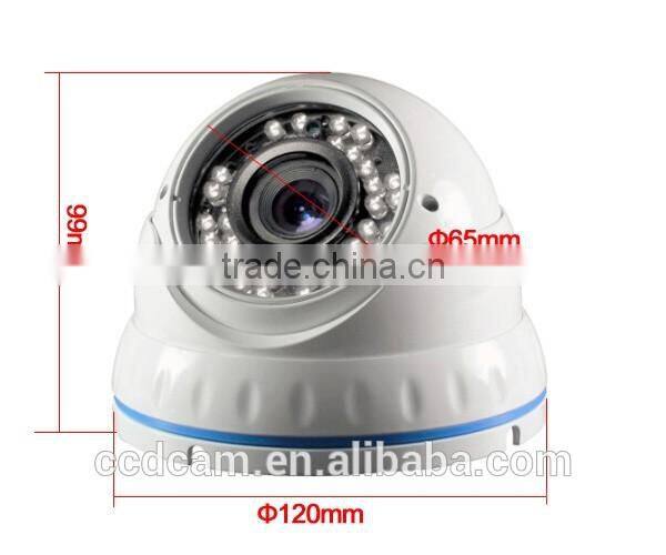 720P HD CCTV TVI Camera 2.8-12mm Varifocal Lens Zoom and Focus Digital Vandalproof Indoor IR Night Vision Secueity Camera System