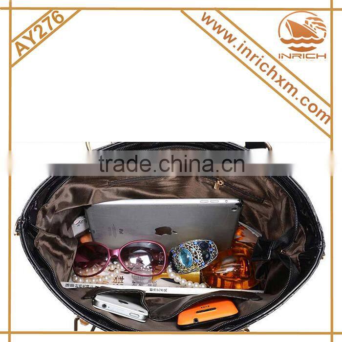 2015 China Wholesale 6pcs Leather Handbag Sexy Woman Fashion Handbag