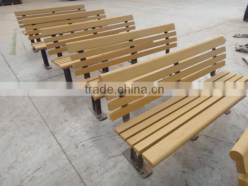 wpc raw material folding wood bench outdoor wood bench wood park bench