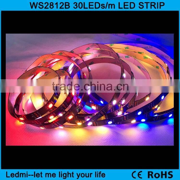5m/roll 5v smd5050 rgb led strip ws2811 ws2812b addressable led strip