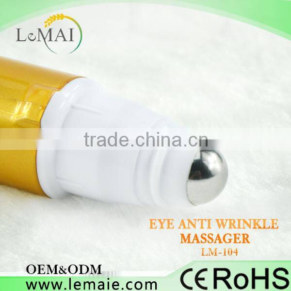 HOT!!! korean skin care products mini anion eye massager Portable vibration eye pen