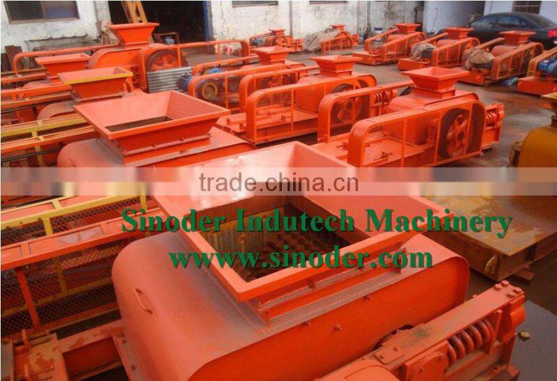 Sinoder Supply double teeth roller rock crusher/stone crushing machine