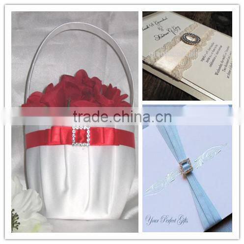 Hot Sale Small Oval Rhinestone Buckles for Ribbon B00600