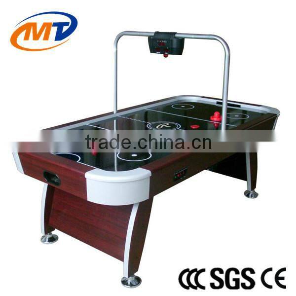 Elephant CE Approved coin operated air hockey table game machine with LED lights for amusement park