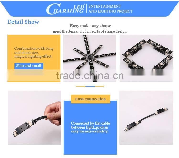 Madrix controlled ceiling/wall bar lighitng LED lighting strip light