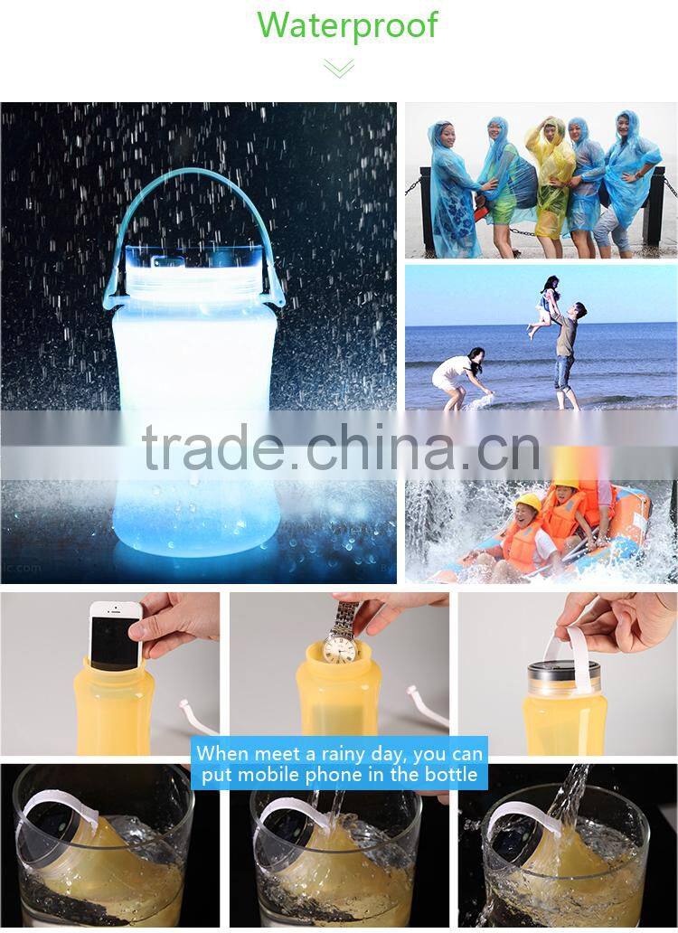 Waterproofing and moisture-proof storage bottles & jars with lighting good for home and outdoors