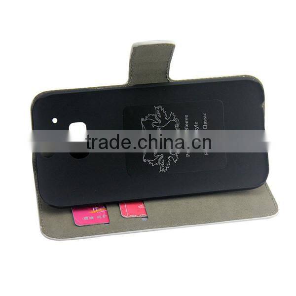 Cute Cartoon Owl Stand Wallet Flip pu Leather bumper case for htc desire eye