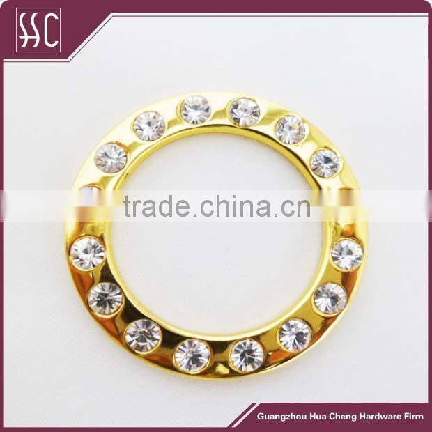 handbag O ring with diamond crystal ring jewelry bag accessory