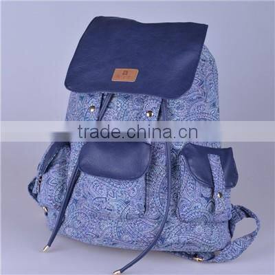 Latest fashionable china supplier ladies backpack