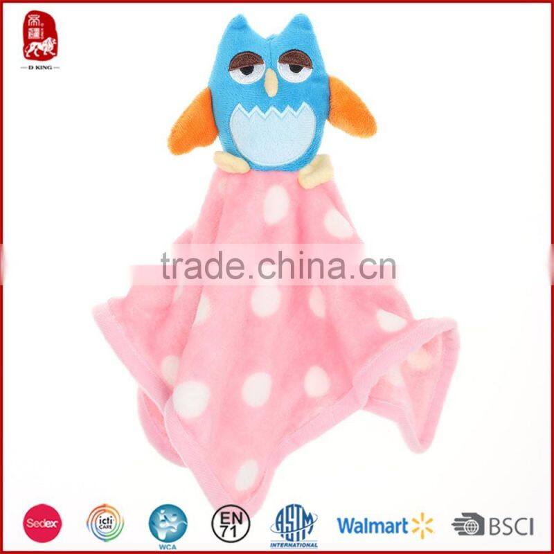 Super soft Plush Velour green frog Baby Comforter