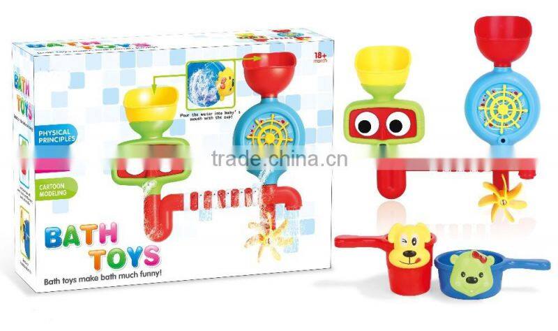 2016 babies toy bath toy squirt duck organizer with CE/ROHS certificates