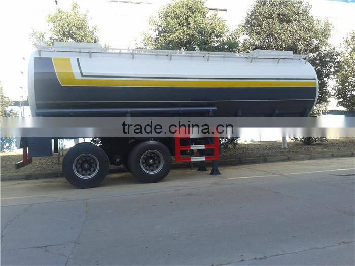 2 Axles Plastic-lined Steel Semitrailer
