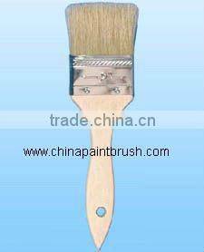 wooden handle paint brush