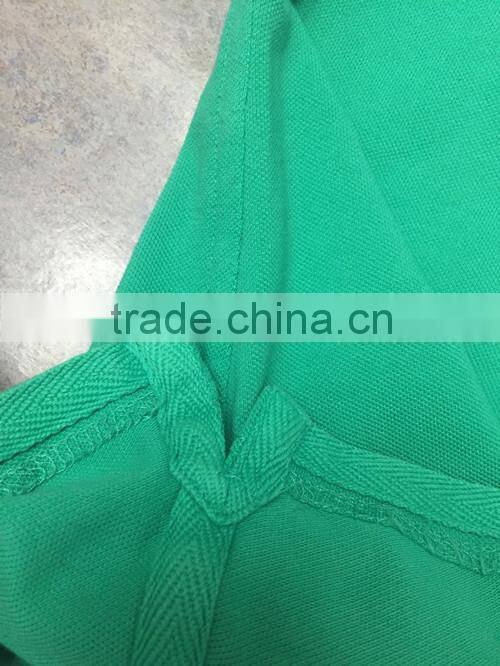 Classic 100 % cotton women blank polo shirt with custom printing with bright color