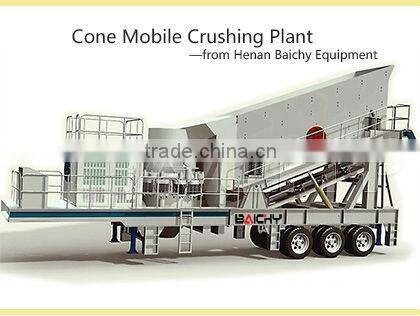 Cone Mobile Crushing Plant from Baichy
