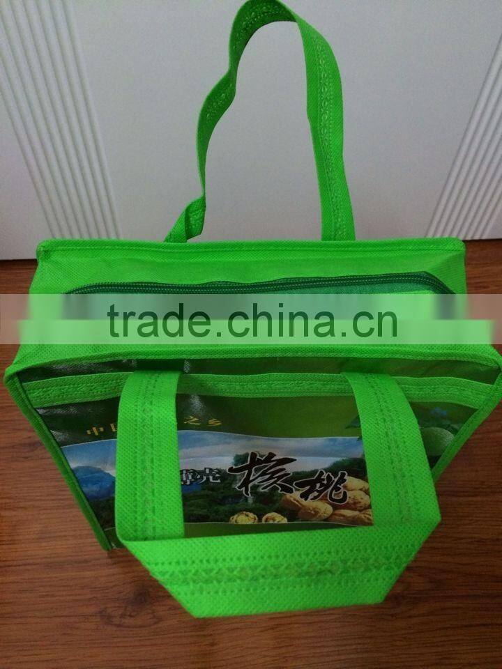 Factory Price customized Laminated shopper with zipper