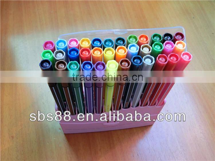 36 color corrugated shape of water color pen