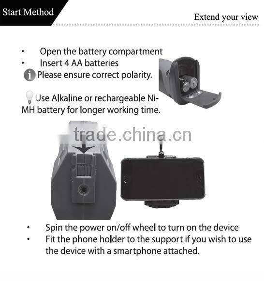 IP67 2 mega pixel cmos camera waterproof wifi camera endoscope