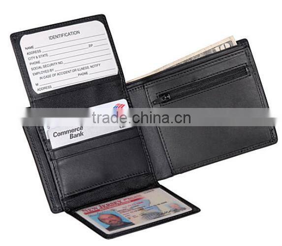 Leather men wallet wholesale