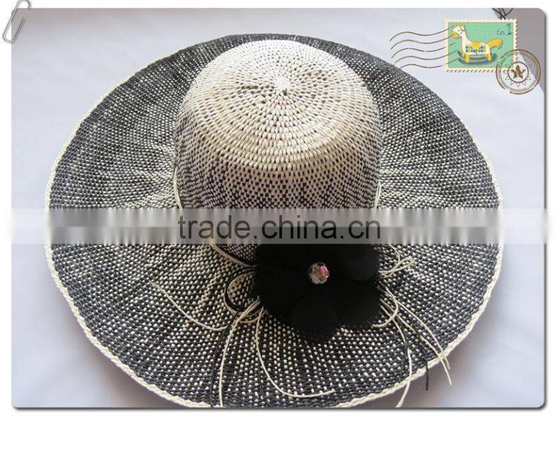Fashion Design paper straw hats cheap