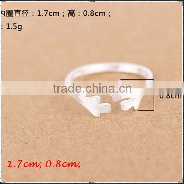 100% certificate international standard 925 silver ring silver jewelry