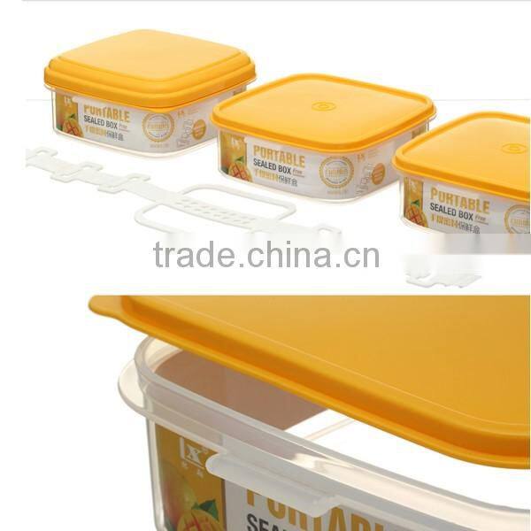 one on one Portable Microwave Safe Food Savers Food Storage Containers With Carrying Handle