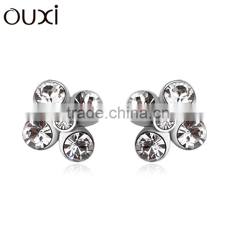 925 Sliver stud earrings snowflake Y20115