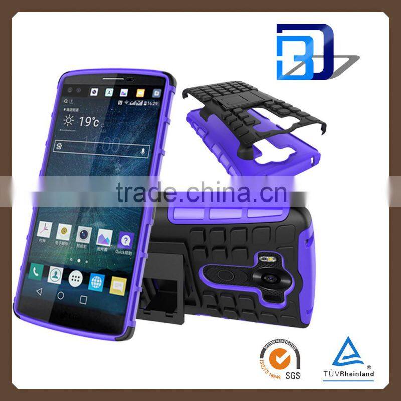 From Chniese Supplier Armor slim kickstand case TPU+PC 2 in 1 heavy duty case For LG V10 Hard case fast delivery
