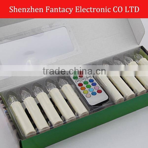 XMAS remote controlled Rechargeable Led Candle