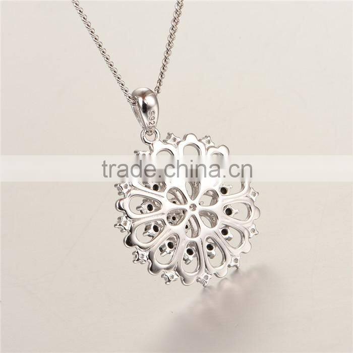 2016 Fashionable Flowers Of Life Design 925 Sterling Silver Pendants