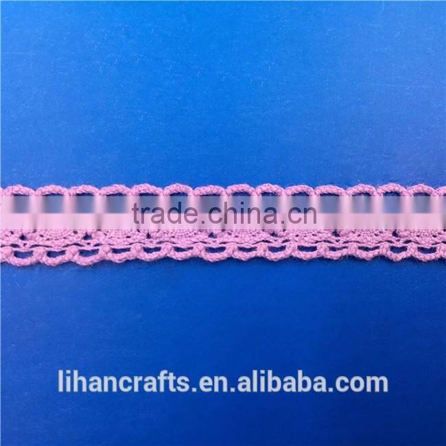 Wholesale High Quality H1029C Lace Ribbon,Crocheted Lace,100% Cotton Lace