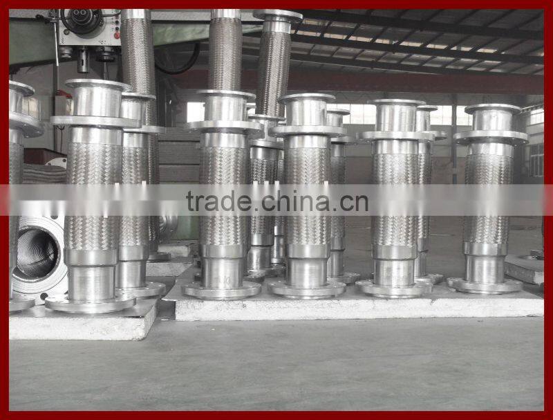 PTFE hose braided with stainless steel, ss304 flexible hose