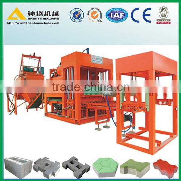 block machine manufacturer QTY8-15 automatic cinder block machine