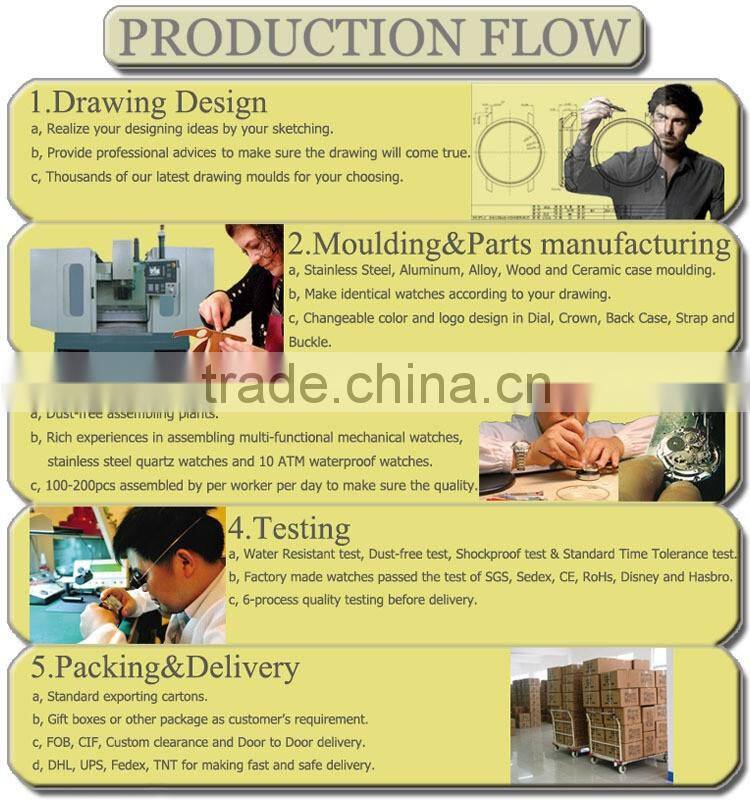 Gold plating alloy seting Quartz Watches in good quality with competitive price