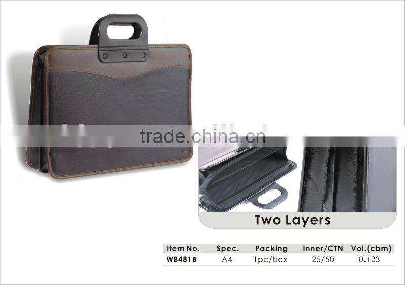 Good Quality 34*16cm With Pocket & Calculator Leather Agenda /Note Book.