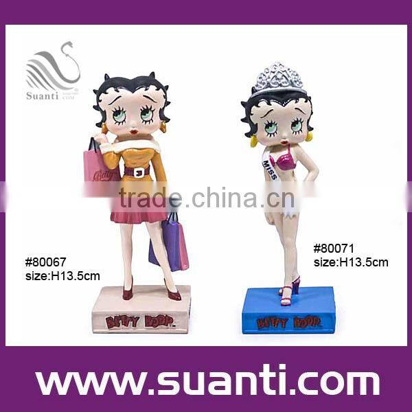 Sport Betty Boop polyresin Art craft Gift