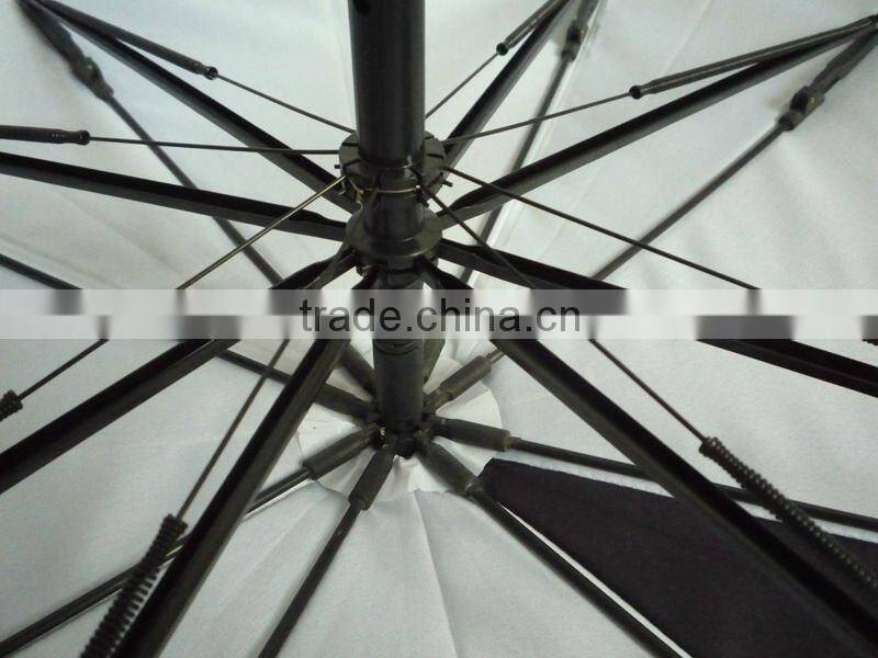 Leather plastic handle umbrella