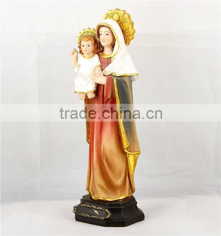 Classic mary sculpture and baby jesus statue hot sale