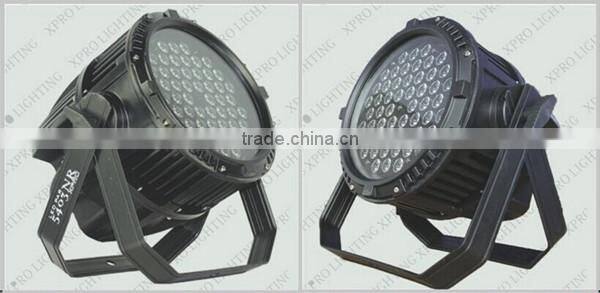 professional rgbw 4in1 waterproof 54pcs 3w led par light