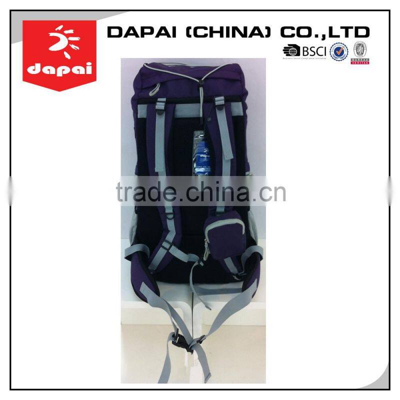 Quanzhou dapai purple sport climbing survival backpack hiking hunting backpack