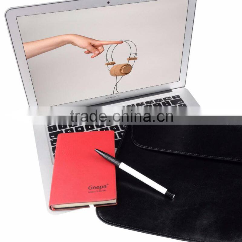 2016 Luxury classical mini/ultra-thin envelope Crazy horse PU cover sleeve for Apple MacBook Air 11 13 15