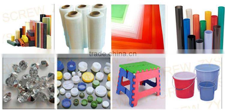 PVC planetary screw extruder planetary screw barrel for making PVC film sheet