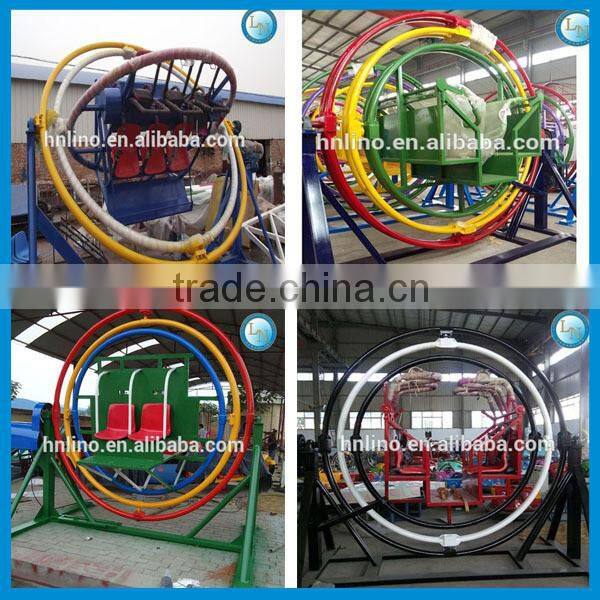 Outdoor playground equipment human gyroscope ride!!! Amusement park ride gyroscope ride for sale