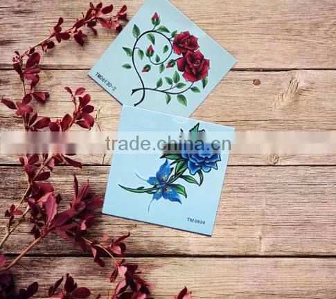 WMT-107 Temporary Golden Flash Foil Tattoo Sticker