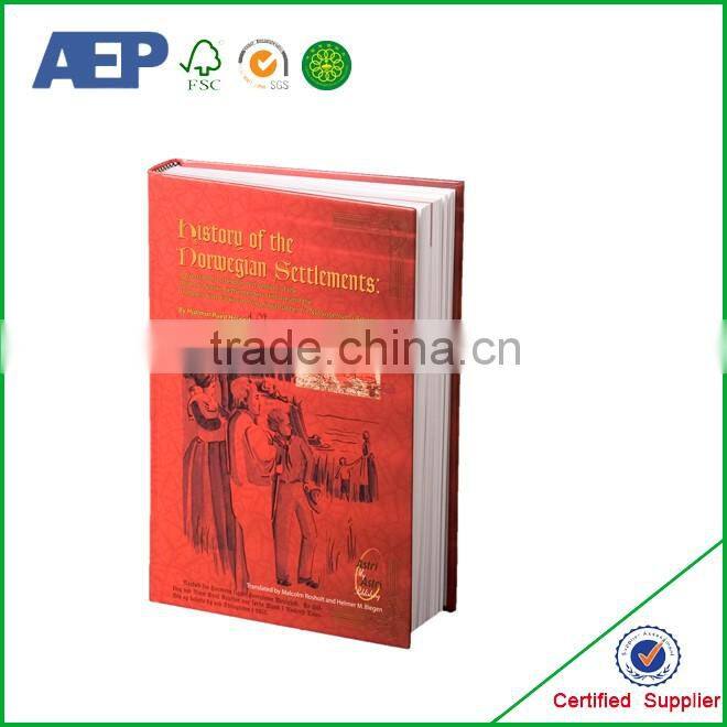 Printed Hardcover cheap christmas cook book