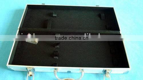 Black &white BBQ box aluminum hard case with EVA mold insert XB-SK001