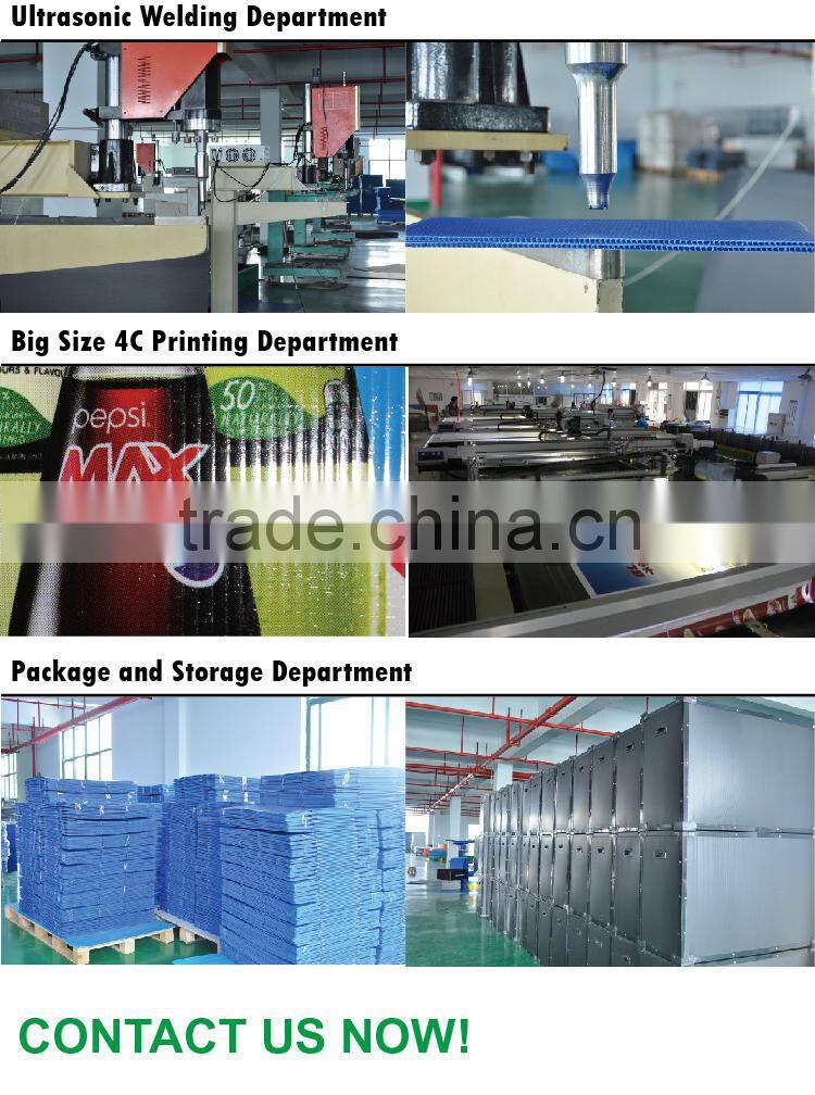 outdoor pp corrugated plastic recycle bin